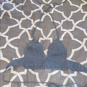 Beautiful crotchet halter top/ bikini top